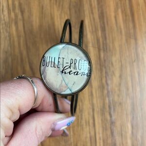 Bullet-Proof Heart Bracelet